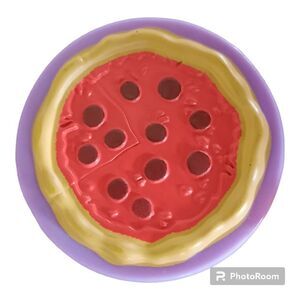 Fisher Price Loving Family Grand Dollhouse Kitchen Doll Food Pizza Dinner Plate